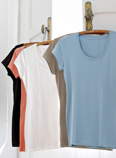 cotton cap sleeve tee