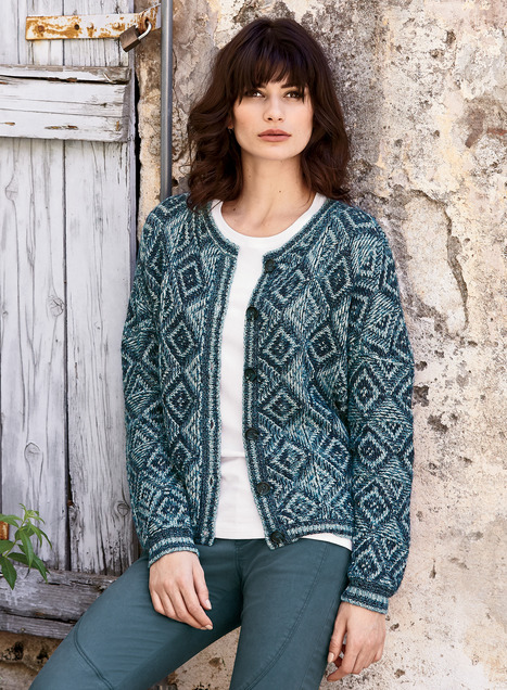 women's alpaca cardigan