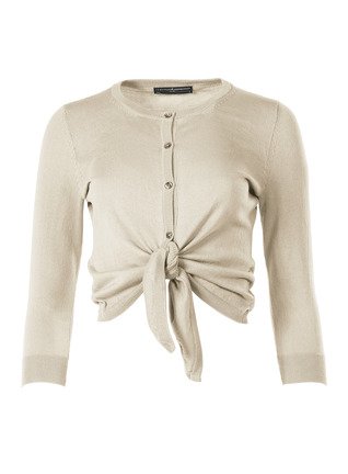 cardigan tie waist