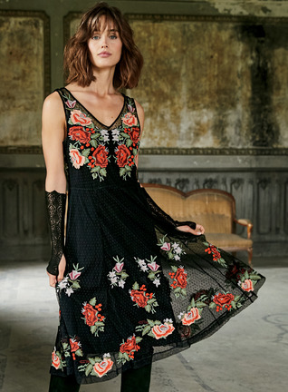 designer cotton dress