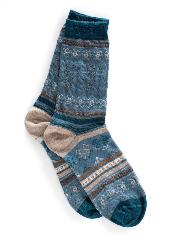 Women's Baby Alpaca Vientiane Socks