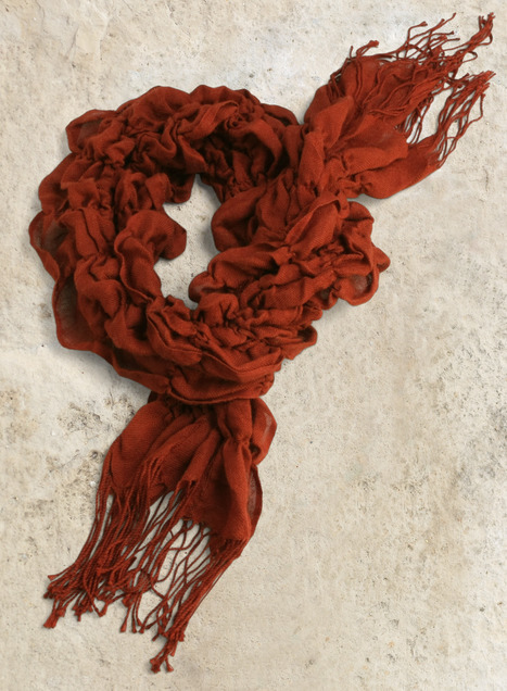 ruched scarves