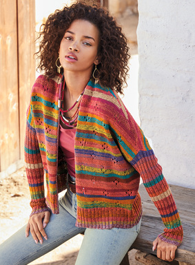 womens multi coloured cardigan