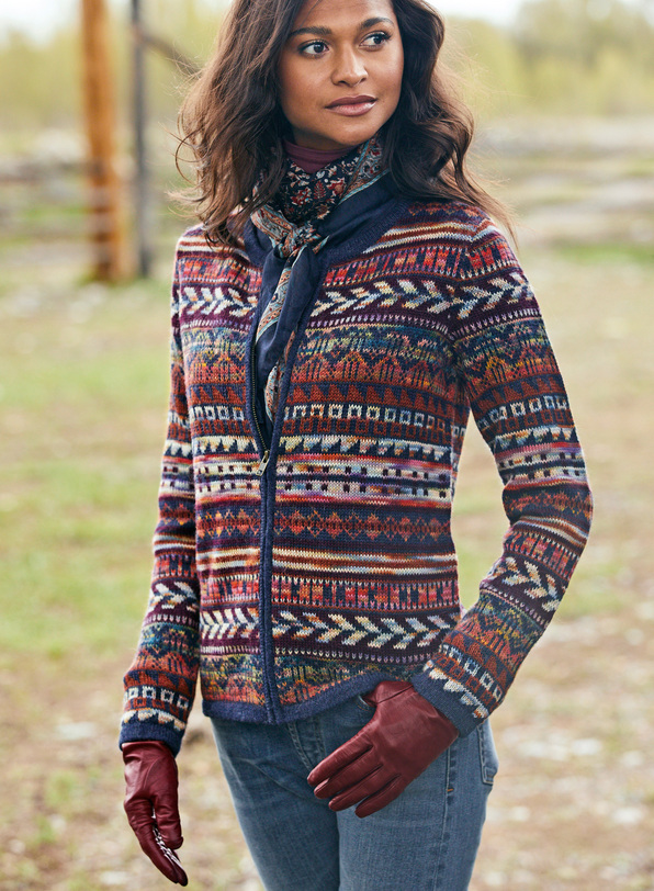 Peruvian Alpaca sweater/Pullover zipper sweater Alpaca blend for women Alpaca blend Medium Cardigan Zipper Hoodie