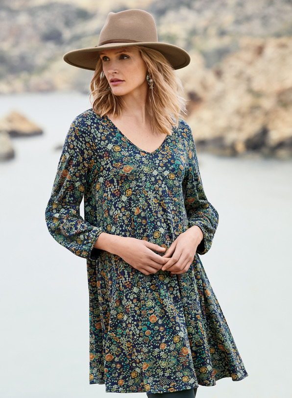 Indigo Rose Tunic - All Dresses - Dresses