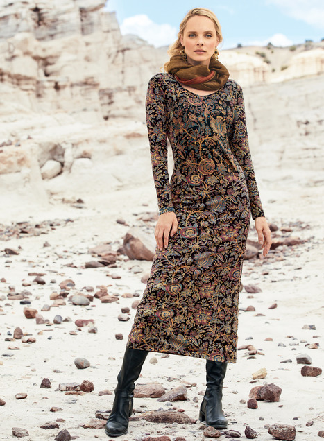 Schwarzes Calico Kleid Bedruckte Kleider Hinweise Zum Stil Peruvian Connection